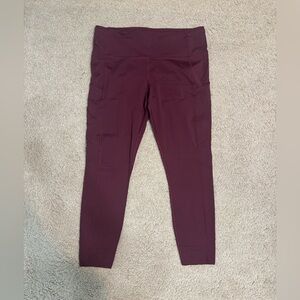 Lululemon 25” Fast and Free Leggings Size 12 EUC